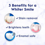 Teeth Whitening Toothpaste – 3D White Luminous Mint, Whitens Teeth & Strengthens Enamel, Pack of 4