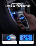 Digital Tire Pressure Gauge with Backlit LCD – Accurate 0–150 PSI, Multi-Unit, Compact Air Pressure Tester