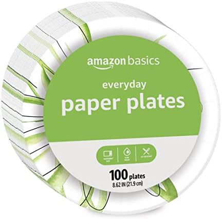 Durable Disposable Paper Plates for Everyday Meals, Parties & Picnics