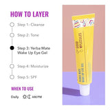 Hydrating Caffeine Eye Gel for Dark Circles, Puffiness & Brightening