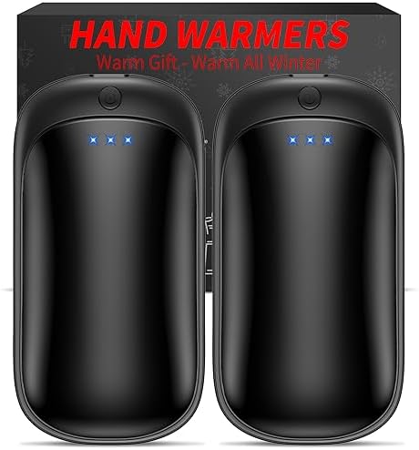 Rechargeable Electric Hand Warmers 2-in-1 Portable Pocket Heater Set