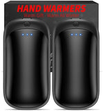 Rechargeable Electric Hand Warmers 2-in-1 Portable Pocket Heater Set