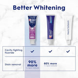 Teeth Whitening Toothpaste – 3D White Luminous Mint, Whitens Teeth & Strengthens Enamel, Pack of 4