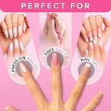 Super Strong Brush-On Nail Glue for Press-On, Acrylic & Fake Nails