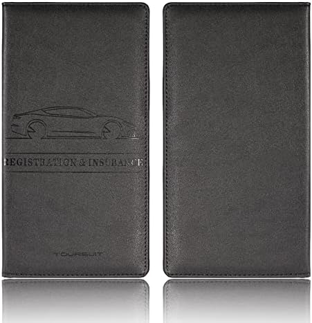 Car Registration and Insurance Document Holder – Compact Glove Box Organizer with Magnetic Closure