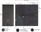 Car Registration and Insurance Document Holder – Compact Glove Box Organizer with Magnetic Closure