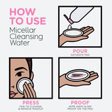 Hydrating Micellar Cleansing Water Makeup Remover for Sensitive Skin