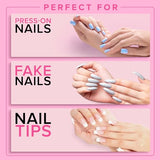 Super Strong Brush-On Nail Glue for Press-On, Acrylic & Fake Nails