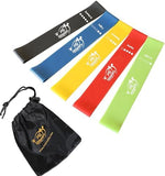 Resistance Loop Exercise Bands Set for Strength Training, Stretching & Physical Therapy