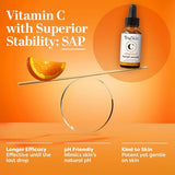 Vitamin C Face Serum with Hyaluronic Acid & Vitamin E – Anti-Aging, Brightening, Dark Spot Correcting Serum