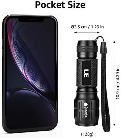 Compact High-Lumen LED Flashlight – Waterproof, Zoomable & Pocket-Size
