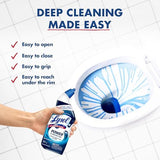 Toilet Bowl Cleaner Gel – Max Strength Disinfecting & Stain-Removing Bathroom Cleaner, Bleach-Free, Atlantic Fresh Scent, 24 oz (2 Pack)