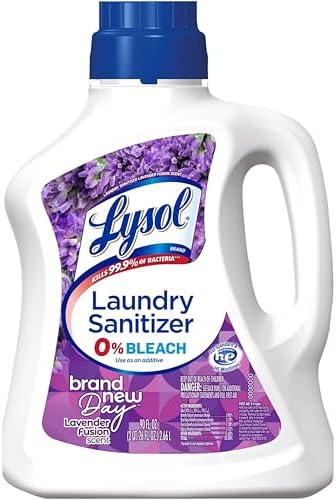 Laundry Sanitizer & Odor Eliminator – Color Safe, Lavender Scent, Kills 99.9% of Bacteria