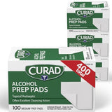 Alcohol Prep Pads – Sterile Isopropyl Wipes for First Aid, 400 Individually Wrapped Pads
