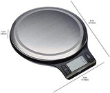 Digital Kitchen Food Scale with LCD Display – Stainless Steel, High-Precision Weighing