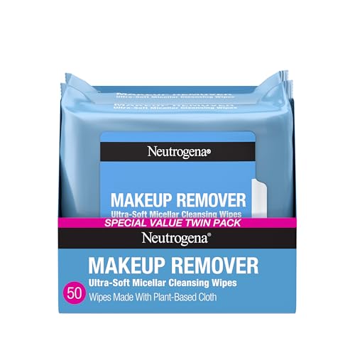 Micellar Makeup Remover Wipes for Waterproof Makeup, Gentle Daily Cleansing
