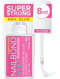 Super Strong Brush-On Nail Glue for Press-On, Acrylic & Fake Nails