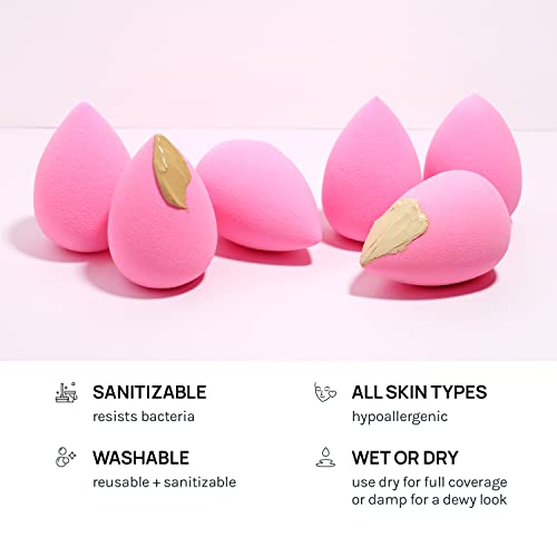 Latex-Free Makeup Sponge Set for Flawless Foundation, Cream, and Powder Application