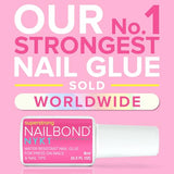 Super Strong Brush-On Nail Glue for Press-On, Acrylic & Fake Nails