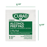 Alcohol Prep Pads – Sterile Isopropyl Wipes for First Aid, 400 Individually Wrapped Pads
