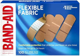 Flexible Fabric Adhesive Bandages – Cushioned, Sterile Wound Protection for Cuts, Scrapes & Burns