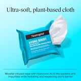 Hydrating Micellar Makeup Remover Wipes with Hyaluronic Acid for Sensitive Skin