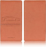 Car Registration and Insurance Document Holder – Compact Glove Box Organizer with Magnetic Closure