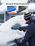 27-Inch Snow Brush and Ice Scraper for Car Windshield – Detachable, Scratch-Free, Heavy-Duty Winter Tool