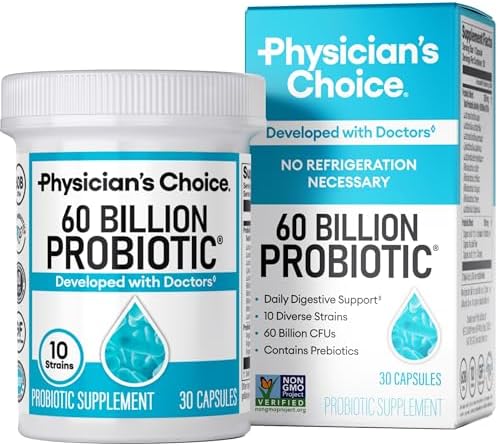 Advanced Probiotic Supplement for Digestive, Gut & Immune Health Support