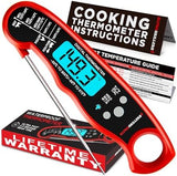 Instant Read Digital Meat Thermometer – Fast, Accurate Food Thermometer for Cooking & Grilling