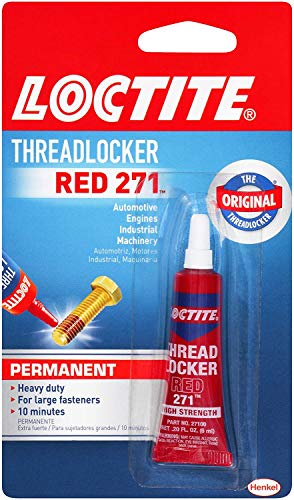High-Strength Red Threadlocker – Permanent Thread Lock Adhesive for Nuts, Bolts & Fasteners