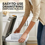 Tall Kitchen Trash Bags – 13 Gallon Odor-Resistant Drawstring Bags with Fresh Scent, 110 Count