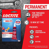 High-Strength Red Threadlocker – Permanent Thread Lock Adhesive for Nuts, Bolts & Fasteners