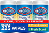 Disinfecting Cleaning Wipes – Multi-Surface Germ-Killing Wipes with Fresh & Citrus Scent
