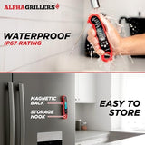 Instant Read Digital Meat Thermometer – Fast, Accurate Food Thermometer for Cooking & Grilling
