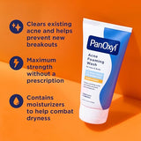 Maximum Strength Benzoyl Peroxide Acne Foaming Cleanser for Clear Skin