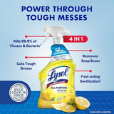 All-Purpose Disinfecting Cleaner Spray – Multi-Surface Cleaner with Lemon Breeze Scent, 32 Fl Oz