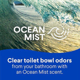 Toilet Bowl Cleaner Gel – Clinging Bleach for Deep Clean, Stain Removal & Odor Control, Ocean Mist Scent
