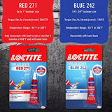 High-Strength Red Threadlocker – Permanent Thread Lock Adhesive for Nuts, Bolts & Fasteners
