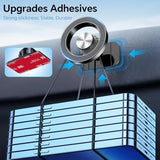 MagSafe Magnetic Car Phone Mount with 360° Rotation & Strong Dashboard Adhesive