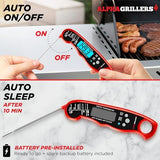 Instant Read Digital Meat Thermometer – Fast, Accurate Food Thermometer for Cooking & Grilling