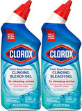 Toilet Bowl Cleaner Gel – Clinging Bleach for Deep Clean, Stain Removal & Odor Control, Ocean Mist Scent