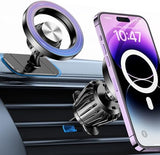 MagSafe Magnetic Car Phone Mount with 360° Rotation & Strong Dashboard Adhesive