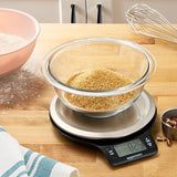 Digital Kitchen Food Scale with LCD Display – Stainless Steel, High-Precision Weighing