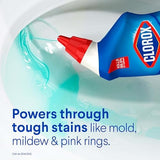 Toilet Bowl Cleaner Gel – Clinging Bleach for Deep Clean, Stain Removal & Odor Control, Ocean Mist Scent