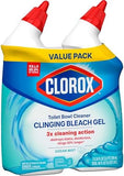 Toilet Bowl Cleaner Gel – Clinging Bleach for Deep Clean, Stain Removal & Odor Control, Ocean Mist Scent