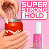 Super Strong Brush-On Nail Glue for Press-On, Acrylic & Fake Nails