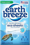 Eco-Friendly Laundry Detergent Sheets – Fresh Scent, 60 Loads, Travel & Home Friendly
