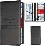 Car Registration and Insurance Document Holder – Compact Glove Box Organizer with Magnetic Closure