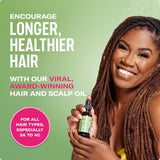 Rosemary Mint Biotin Hair Growth Oil for Stronger, Healthier, Frizz-Free Hair